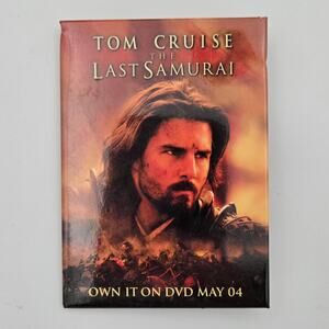 Vintage The Last Samurai Pin 2004 Warner Bros. Entertainment Inc. Tom Cruise